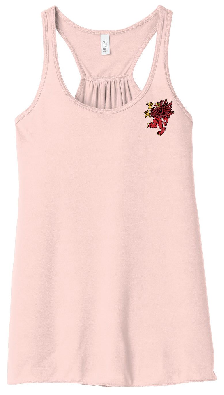 Red Griffin - BELLA+CANVAS Women's Flowy Racerback Tank. BC8800