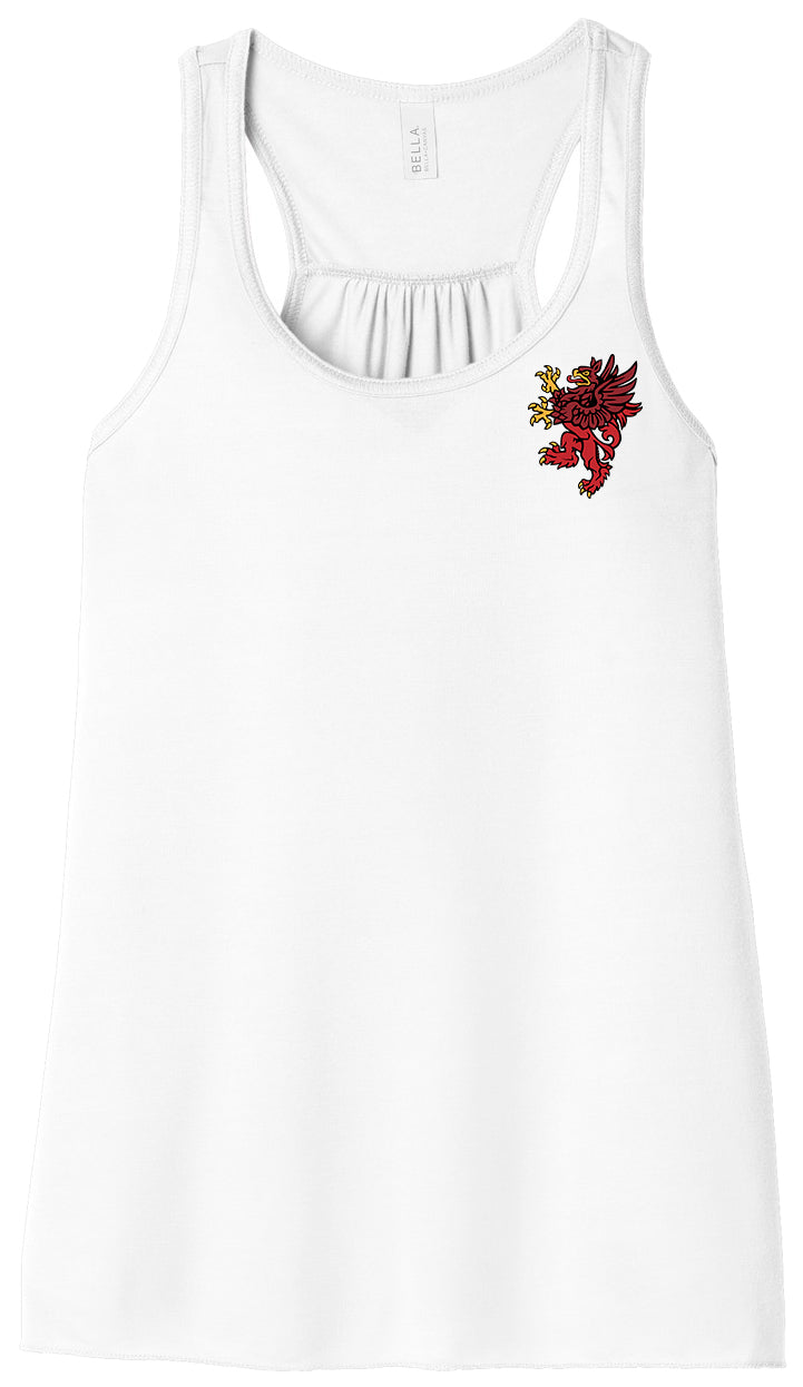 Red Griffin - BELLA+CANVAS Women's Flowy Racerback Tank. BC8800