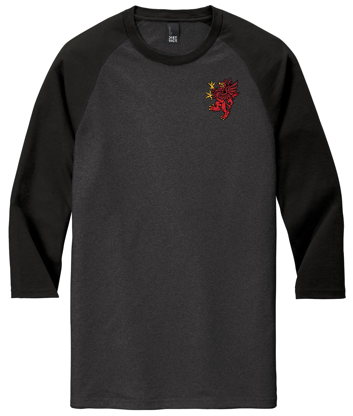 Red Griffin - District Perfect Tri 3/4-Sleeve Raglan. DM136