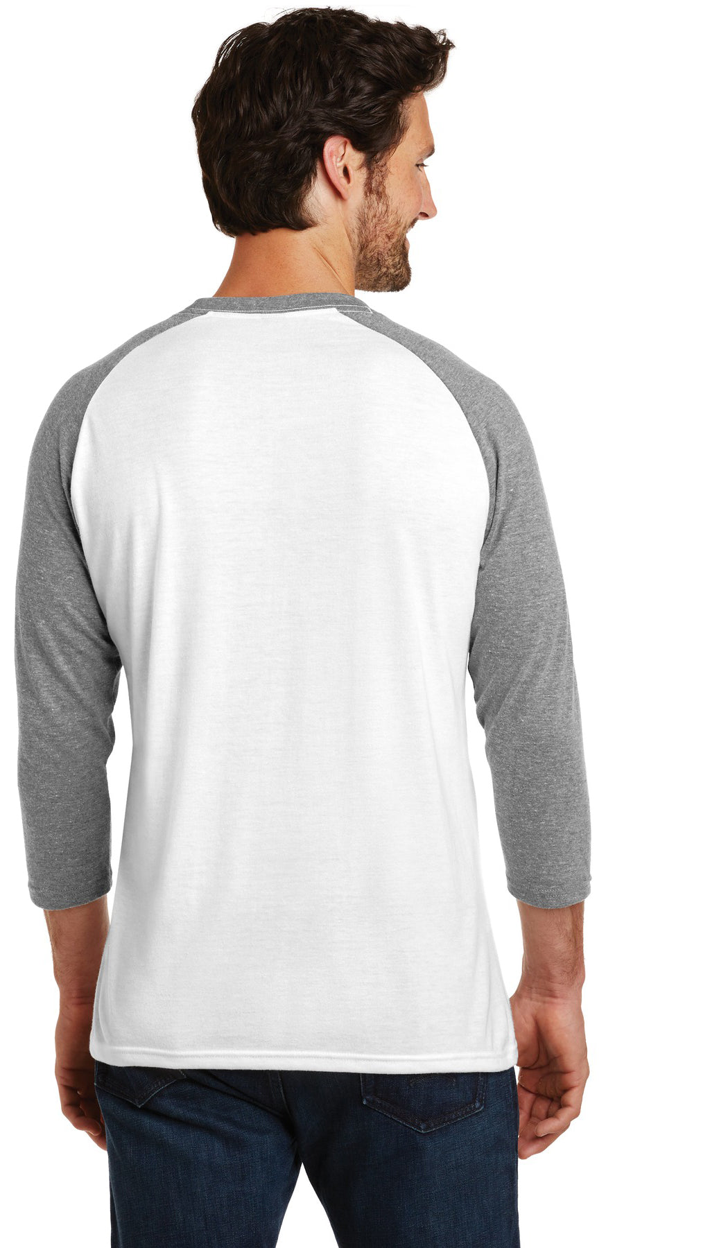 Red Griffin - District Perfect Tri 3/4-Sleeve Raglan. DM136