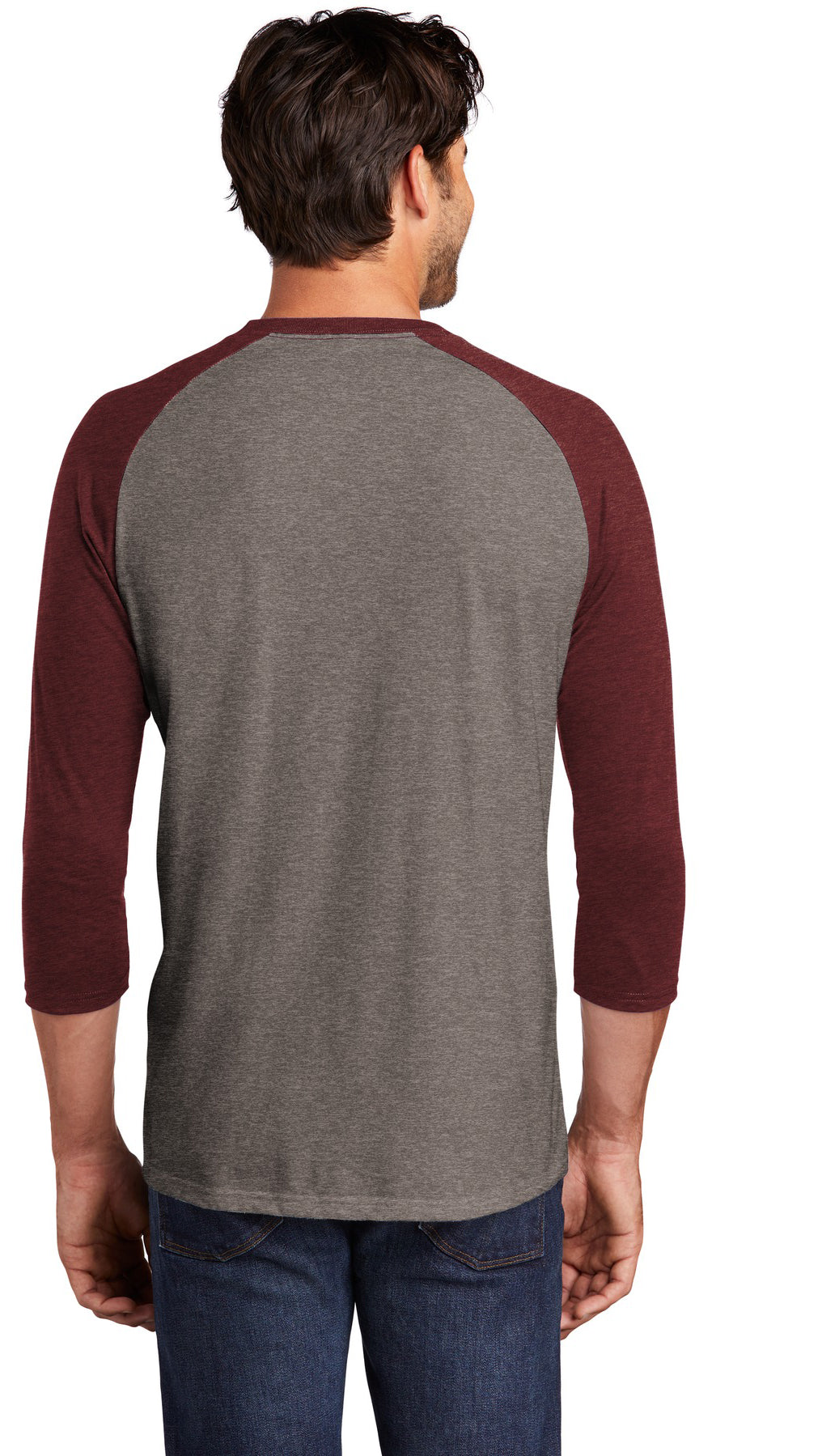 Red Griffin - District Perfect Tri 3/4-Sleeve Raglan. DM136