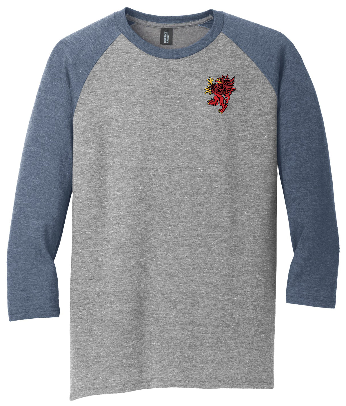 Red Griffin - District Perfect Tri 3/4-Sleeve Raglan. DM136