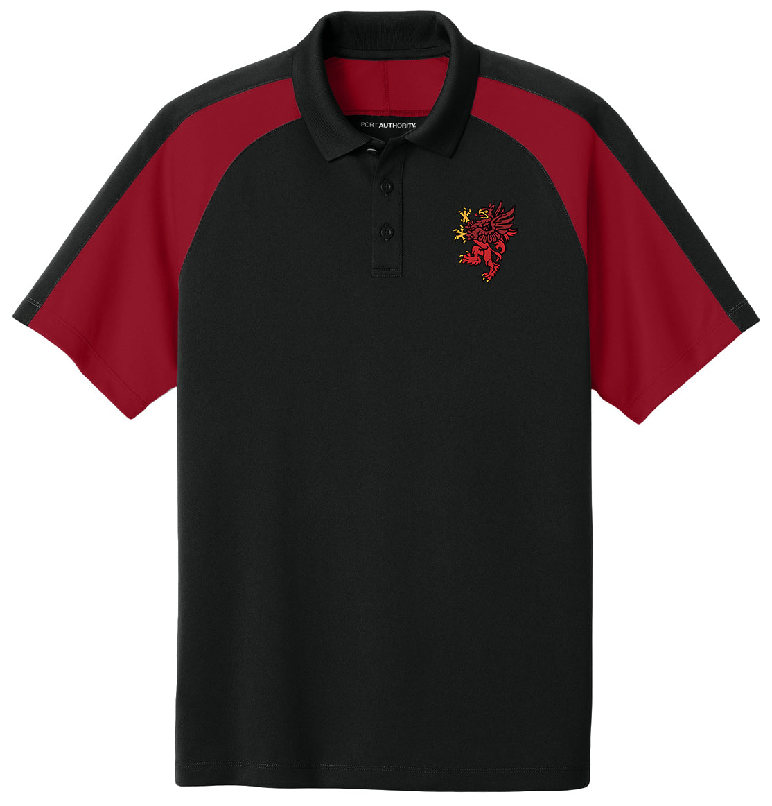 Red Griffin - Port Authority Wearever Performance Pique Colorblock Polo K247