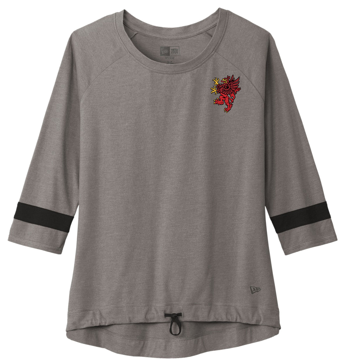 Red Griffin - New Era Women's Tri-Blend 3/4-Sleeve Tee LNEA136