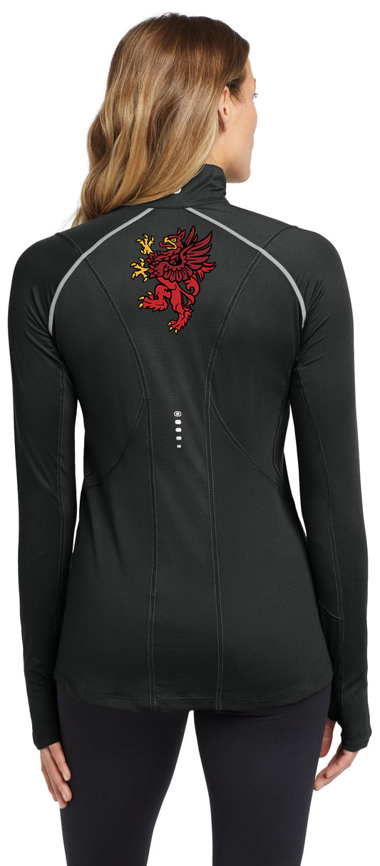 Red Griffin - OGIO Women's Nexus 1/4-Zip Pullover. LOE335