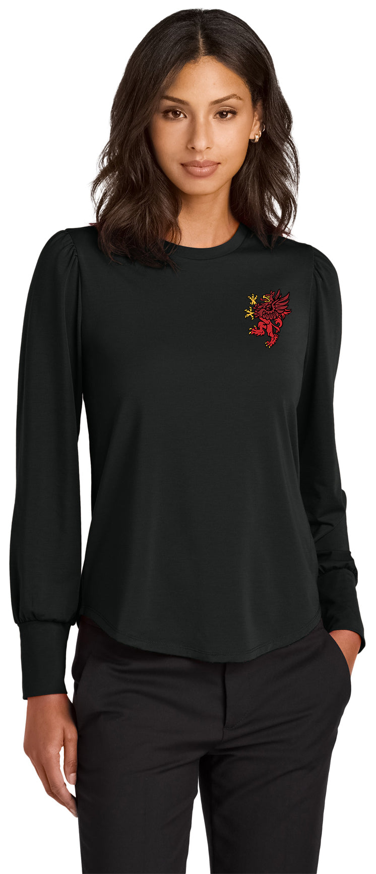 Red Griffin - Port Authority Wearever Performance Pique Colorblock Pol