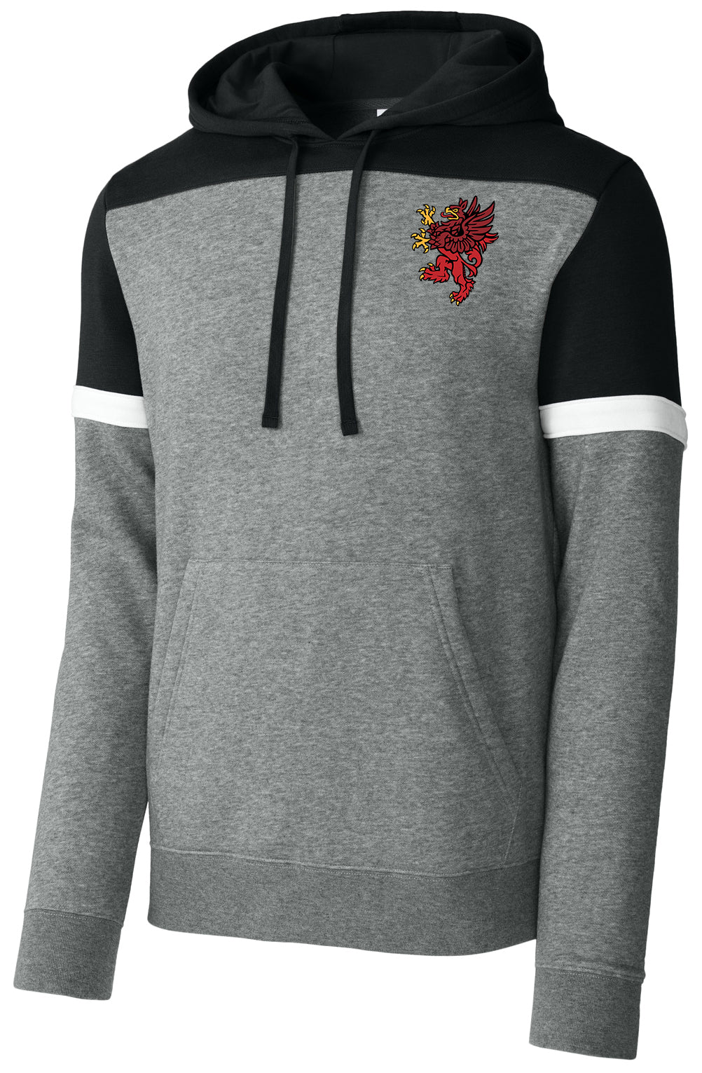 Red Griffin - Sport-Tek Drive Fleece Colorblock Hoodie STF205