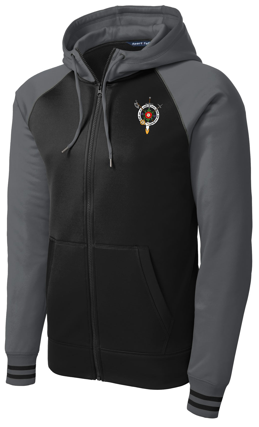 Yeoman Bodyguard - Sport-Tek Sport-Wick Varsity Fleece Full-Zip Hooded Jacket. ST236