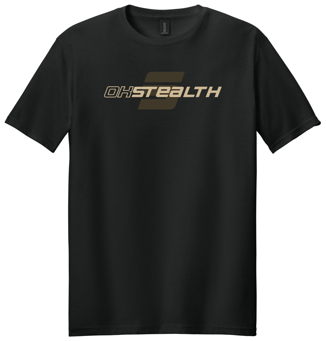 Stealth Baseball - Black - Gildan Softstyle® T-Shirt. 64000