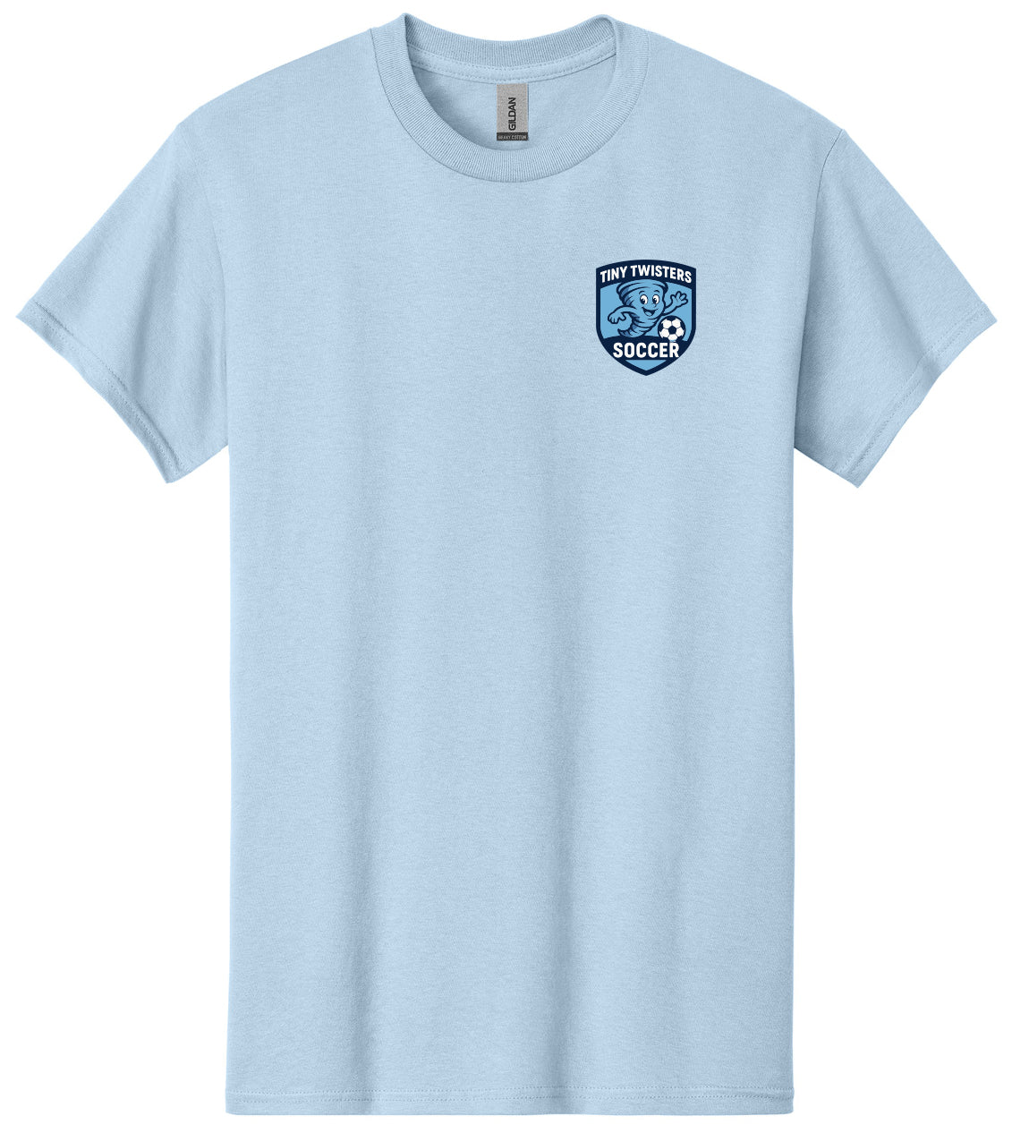 Tiny Twisters Soccer - Logo - Gildan® - Heavy Cotton 100% Cotton T-Shirt. 5000