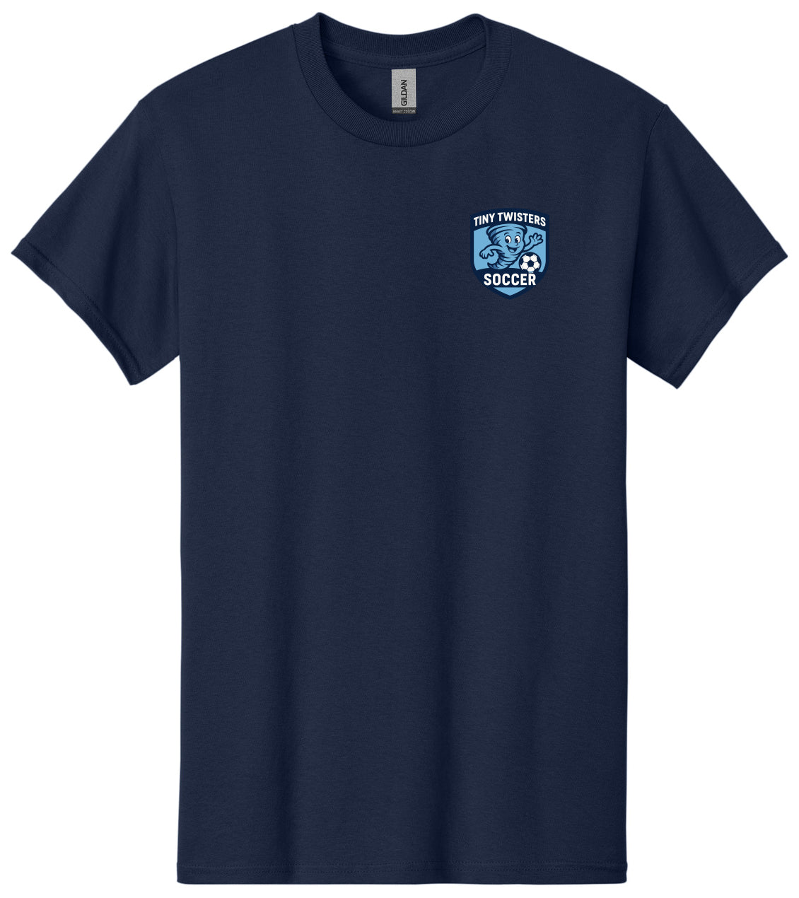 Tiny Twisters Soccer - Logo - Gildan® - Heavy Cotton 100% Cotton T-Shirt. 5000