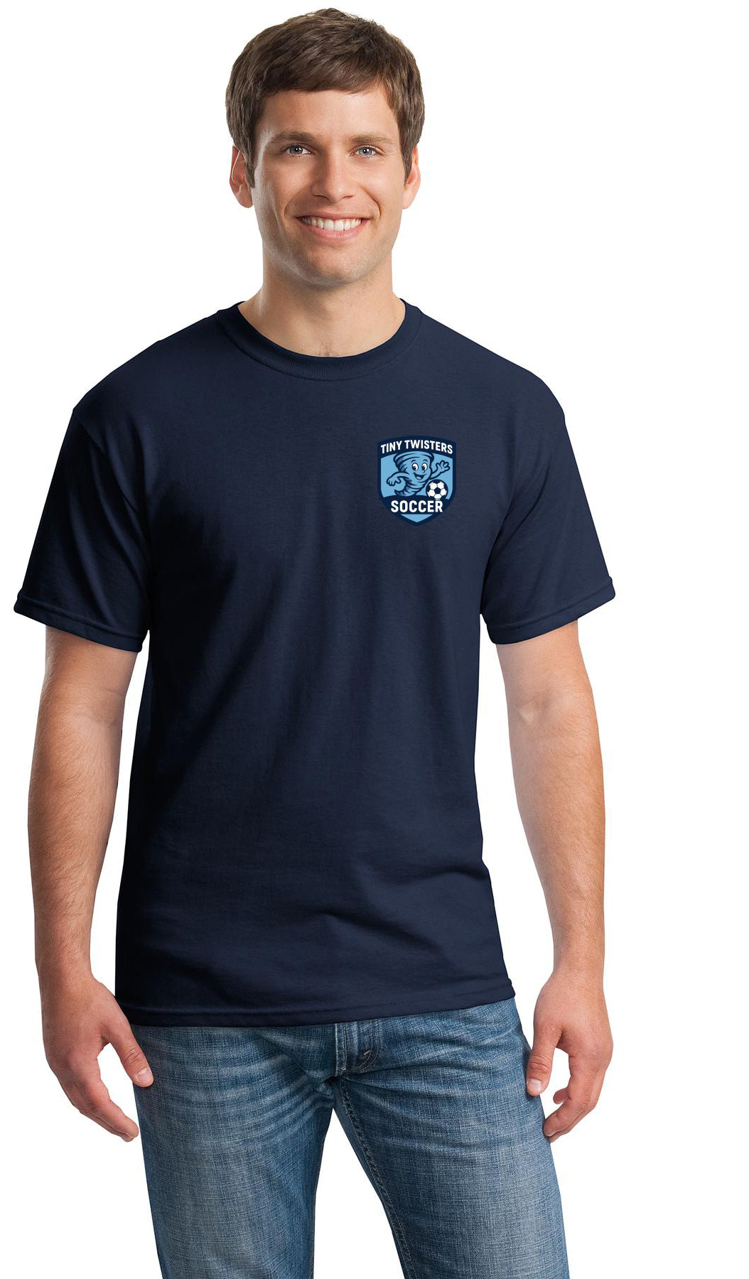 Tiny Twisters Soccer - Logo - Gildan® - Heavy Cotton 100% Cotton T-Sh
