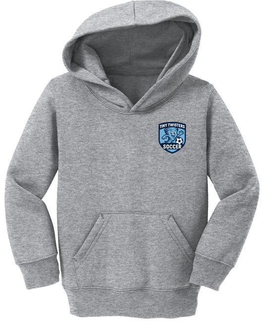 Tiny Twisters Soccer - Logo - Port & Company® Toddler Core Fleece Pullover Hooded Sweatshirt. CAR78TH