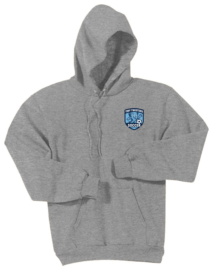 Tiny Twisters Soccer - Logo - Port & Company® Essential Fleece Pullover Hooded Sweatshirt. PC90H