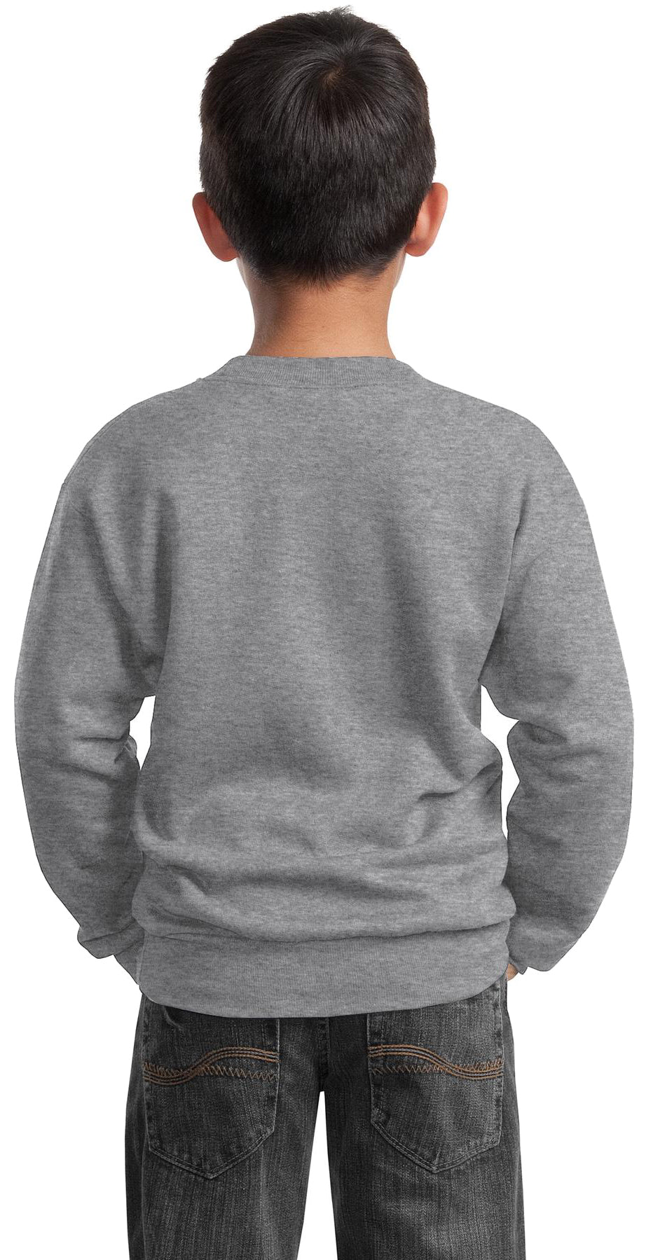Tiny Twisters Soccer - Logo - Port & Company® Youth Core Fleece Crewneck Sweatshirt. PC90Y