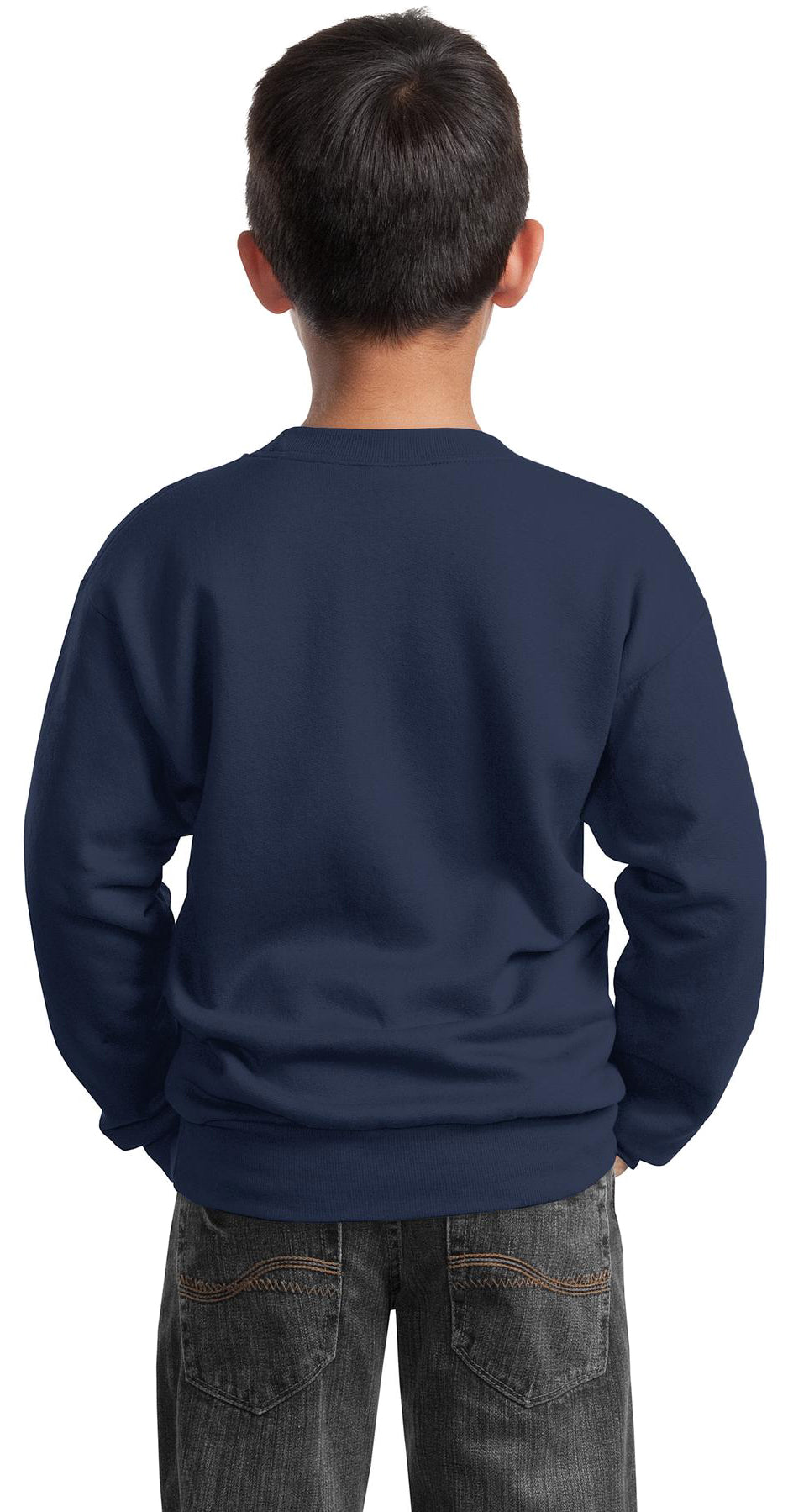 Tiny Twisters Soccer - Logo - Port & Company® Youth Core Fleece Crewneck Sweatshirt. PC90Y