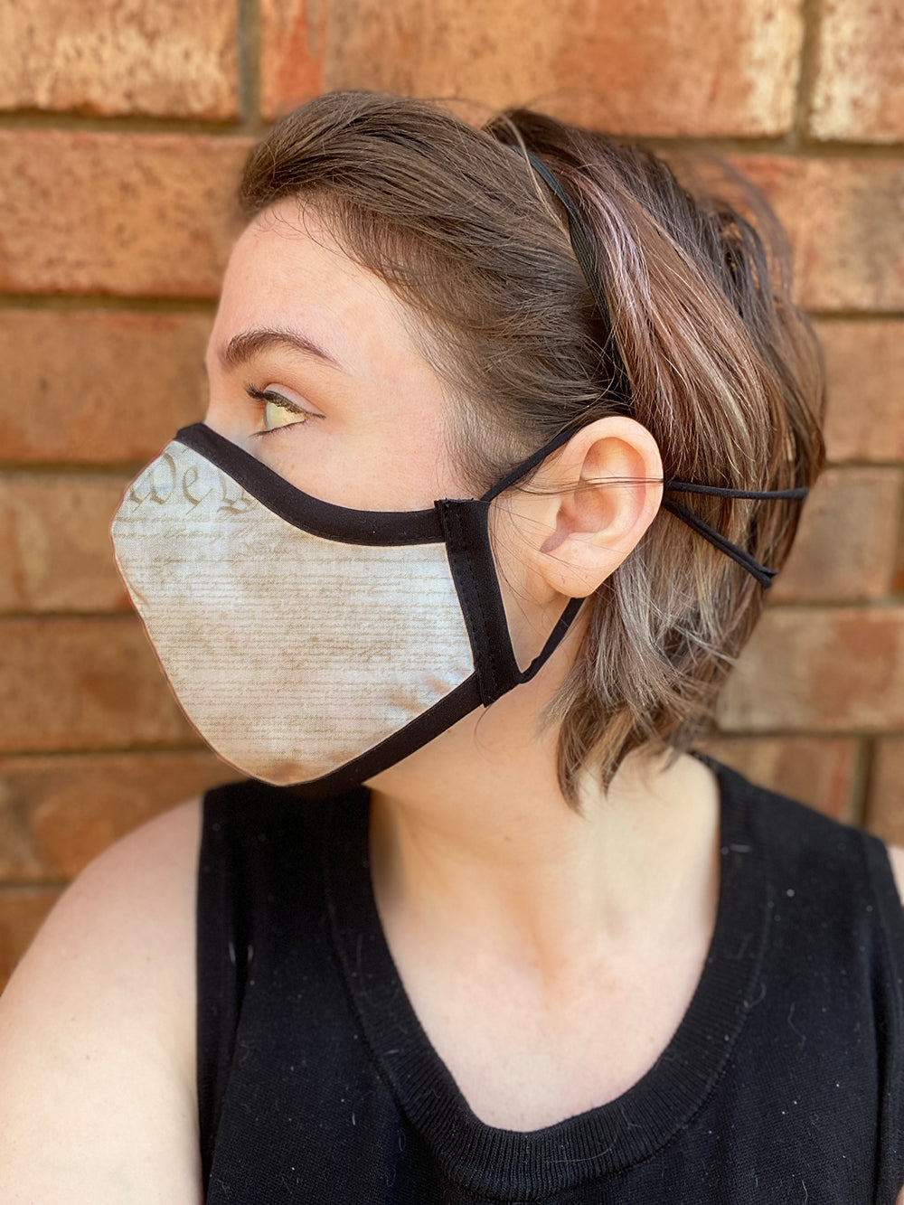 Four Layer Fully Wired Protective Cloth Face Mask - Made in USA - 1776, Adult