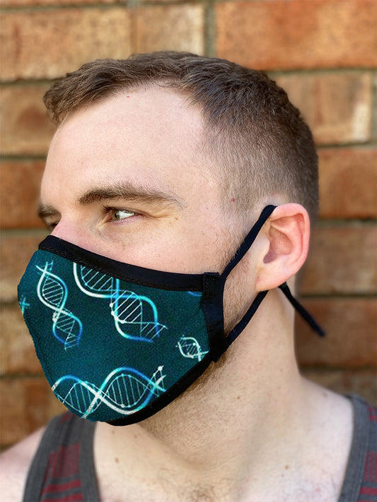 Four Layer Fully Wired Protective Cloth Face Mask - Made in USA - Life Science, Adult