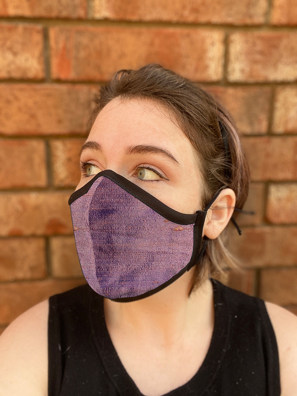 Four Layer Fully Wired Protective Cloth Face Mask - Made in USA - Oxford Silk, Adult