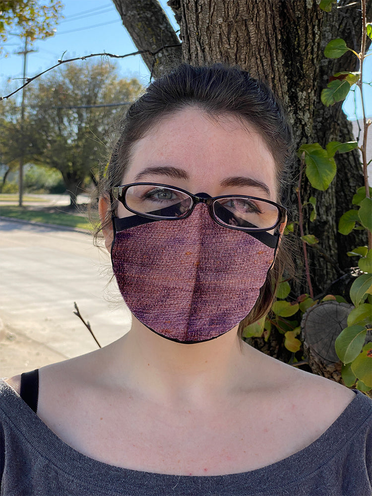 Four Layer Fully Wired Protective Cloth Face Mask - Made in USA - Oxford Silk, Adult