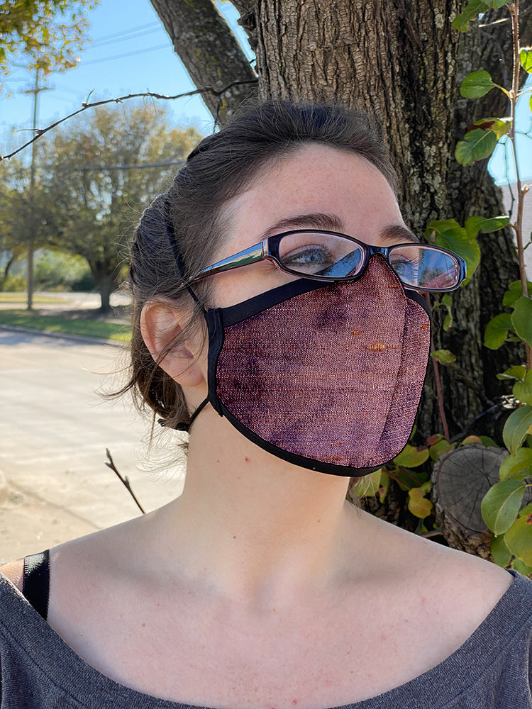 Four Layer Fully Wired Protective Cloth Face Mask - Made in USA - Oxford Silk, Adult