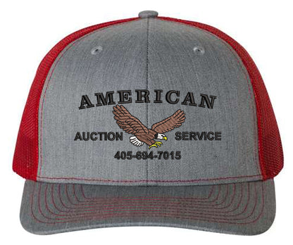 American Auction Service - Eagle Front - Richardson - Snapback Trucker Cap
