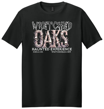 Wretched Oaks - Full Front - Gildan Softstyle T-Shirt. 64000