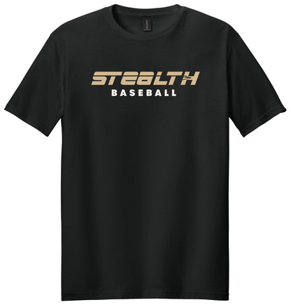 Stealth Baseball - Strikethrough - Gildan Softstyle® T-Shirt. 64000