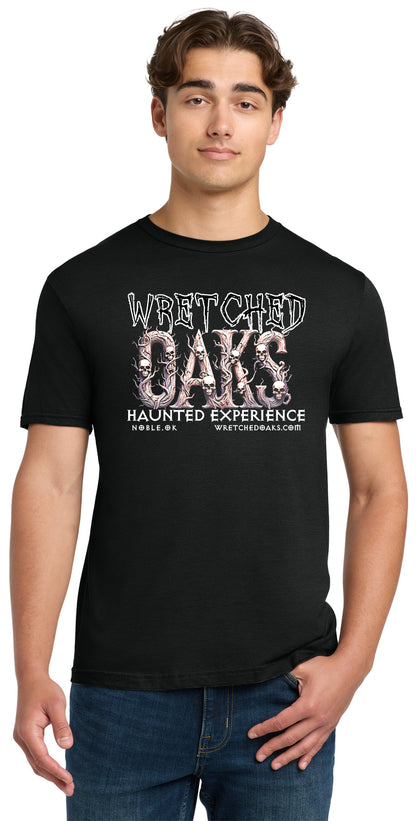 Wretched Oaks - Full Front - Gildan Softstyle T-Shirt. 64000
