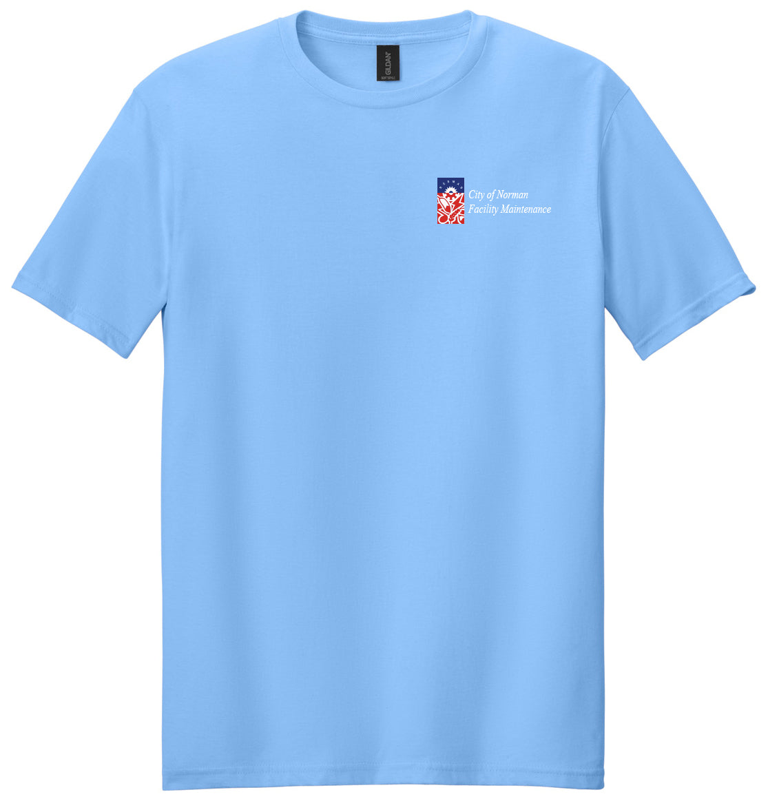 City of Norman - Facility Maintenance - LC Print - Gildan Softstyle T-Shirt. 64000
