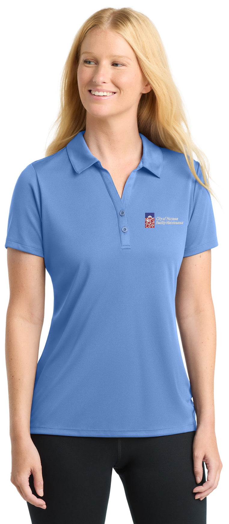 City of Norman - Facility Maintenance - LC EMB - Sport-Tek  Women's PosiCharge  Competitor  Polo. LST550