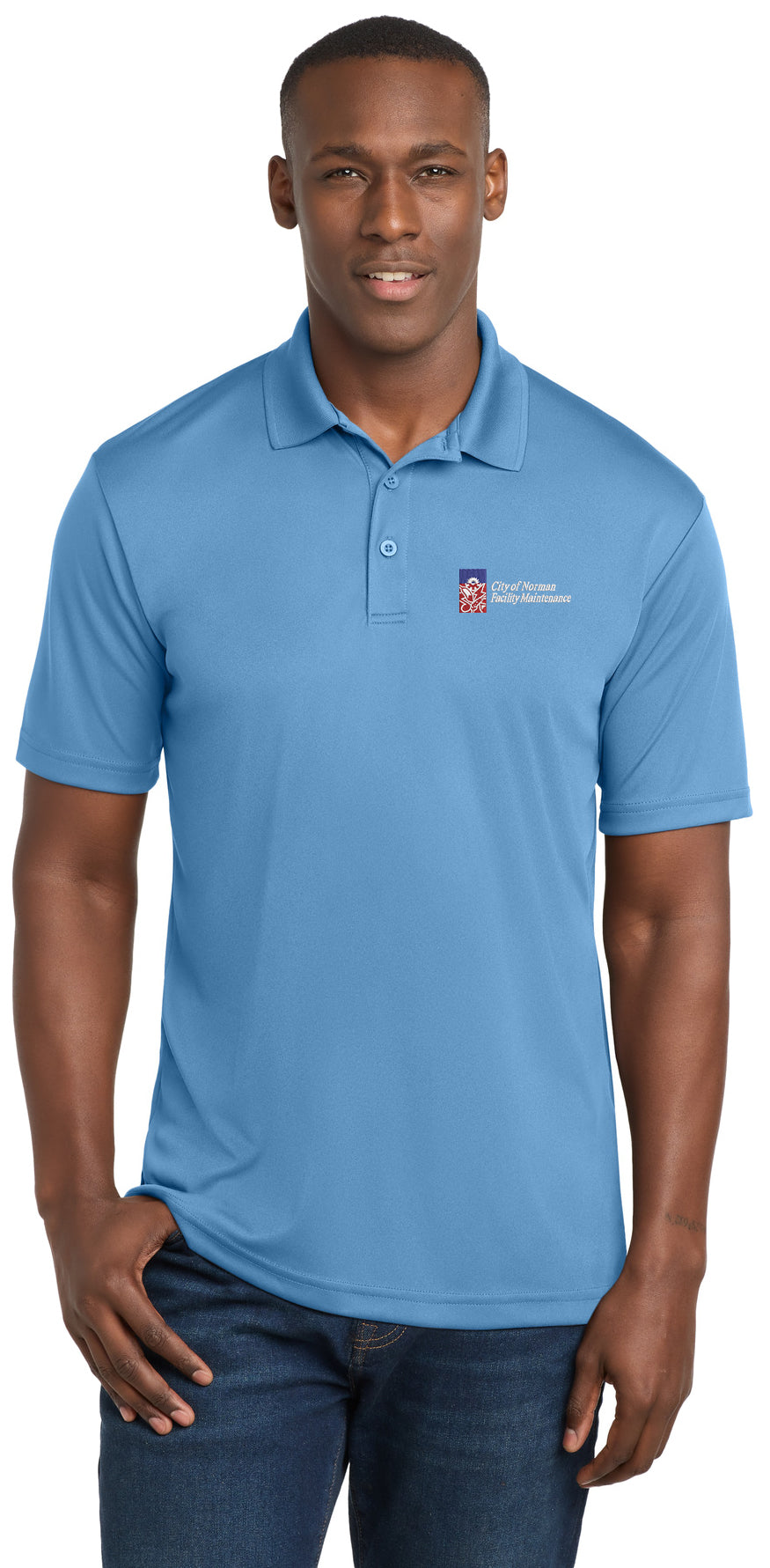 City of Norman - Facility Maintenance - LC EMB - Sport-Tek  PosiCharge  Competitor  Polo. ST550