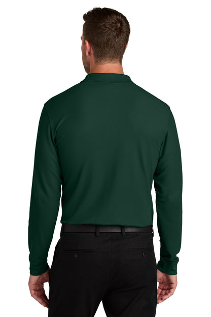 City of Norman Code Compliance - EMB Left Chest - Port Authority® Wearever Signature Pique Long Sleeve Polo K200LS