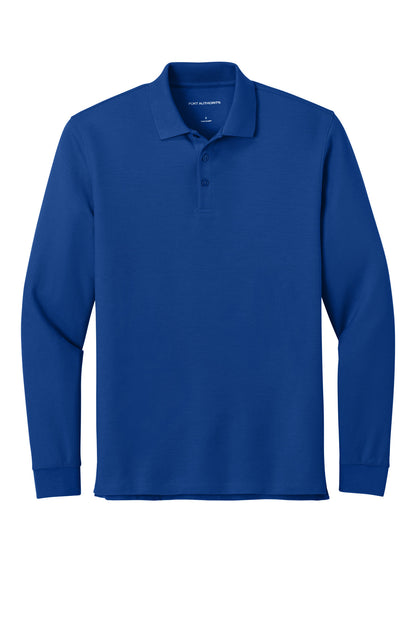 City of Norman Code Compliance - EMB Left Chest - Port Authority® Wearever Signature Pique Long Sleeve Polo K200LS