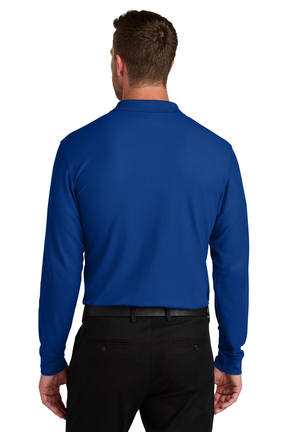 City of Norman Code Compliance - EMB Left Chest - Port Authority® Wearever Signature Pique Long Sleeve Polo K200LS