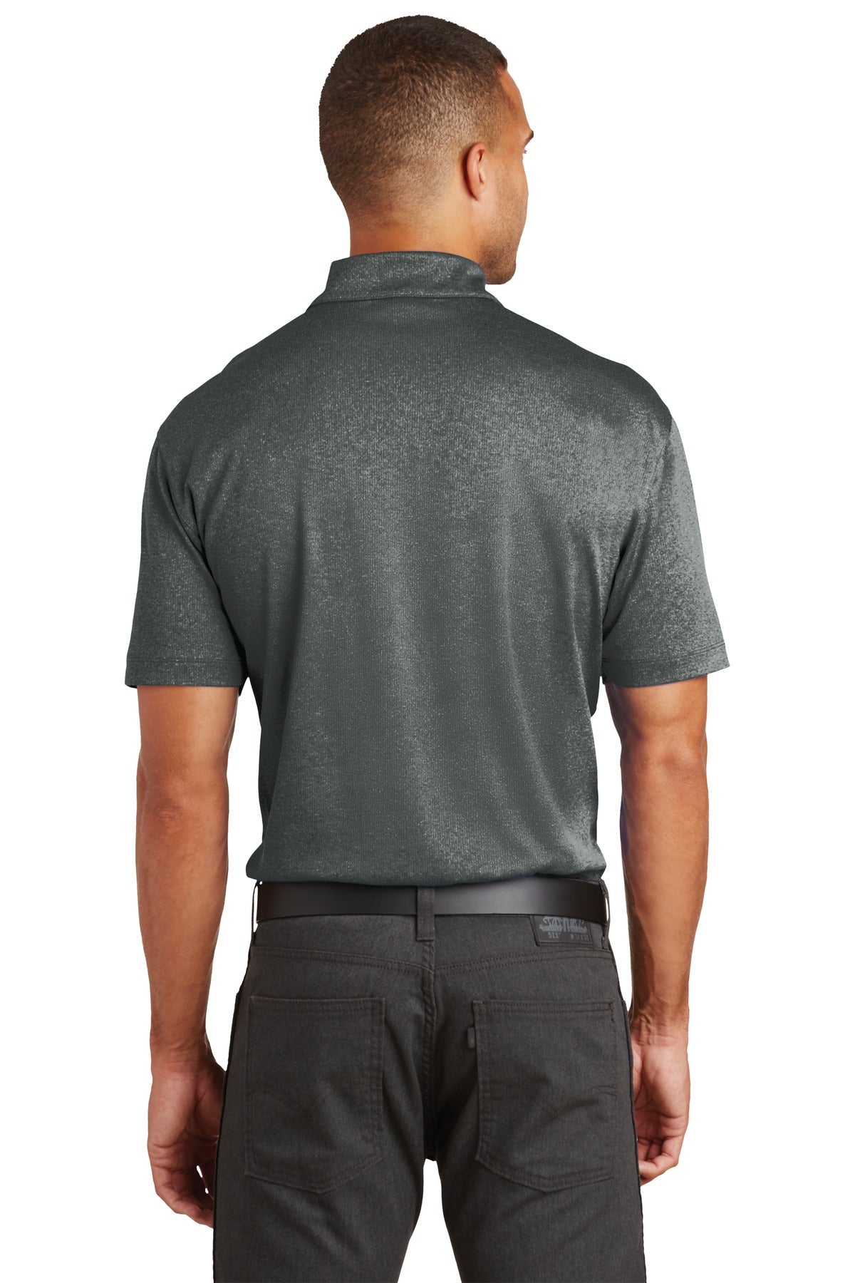 City of Norman Code Compliance - EMB Left Chest - Port Authority® Trace Heather Polo. K576
