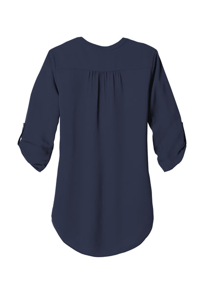 City of Norman Code Compliance - EMB Left Chest - Port Authority® Women's 3/4-Sleeve Tunic Blouse. LW701