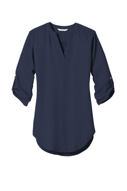 City of Norman Code Compliance - EMB Left Chest - Port Authority® Women's 3/4-Sleeve Tunic Blouse. LW701