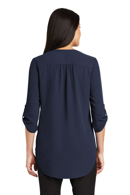 City of Norman Code Compliance - EMB Left Chest - Port Authority® Women's 3/4-Sleeve Tunic Blouse. LW701