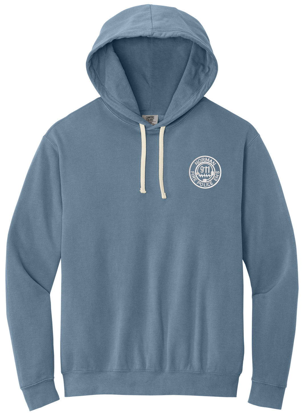 City of Norman Communications - LC EMB - Comfort Colors Lightweight Hooded Sweatshirt 1467