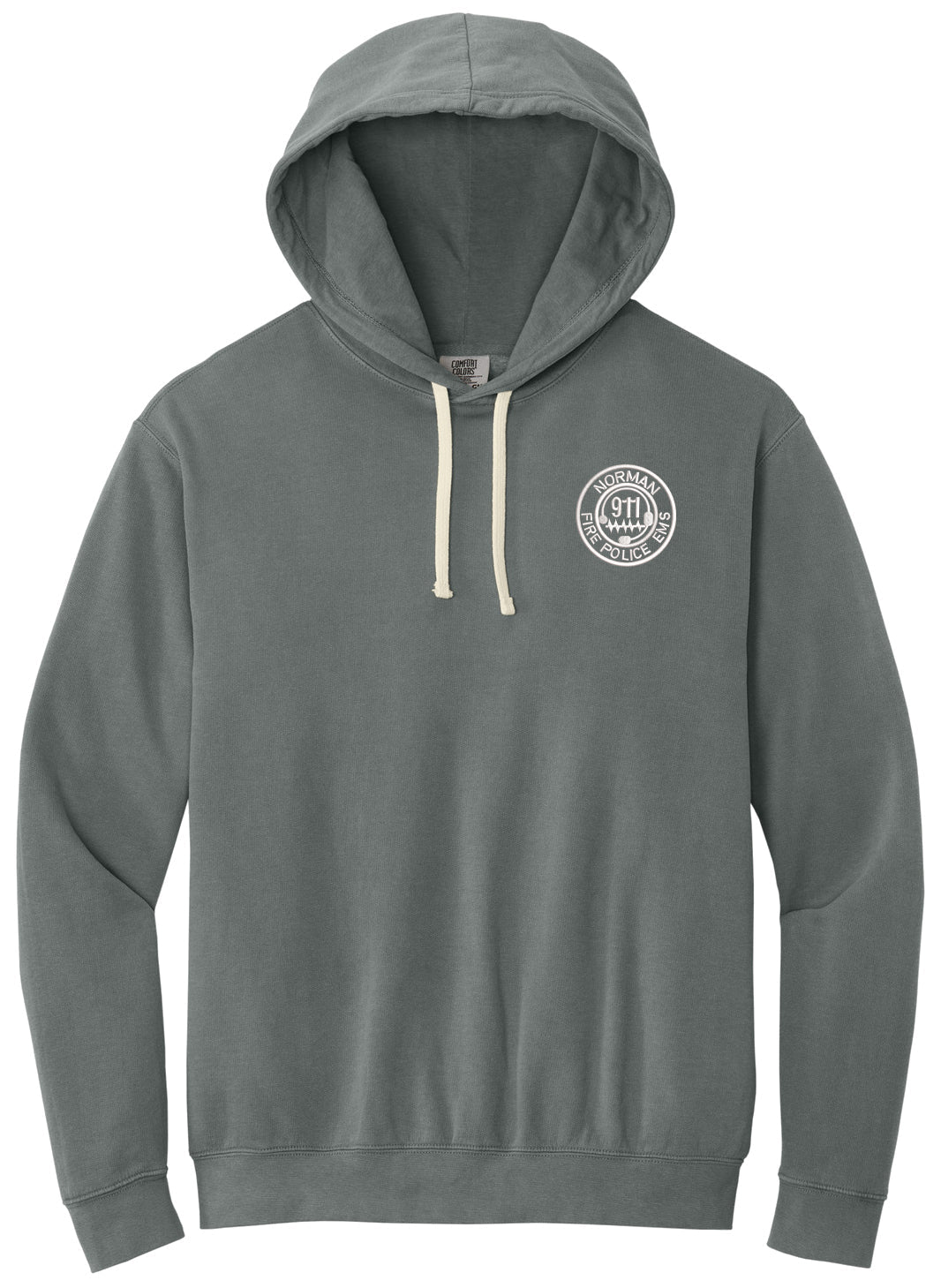 City of Norman Communications - LC EMB - Comfort Colors Lightweight Hooded Sweatshirt 1467