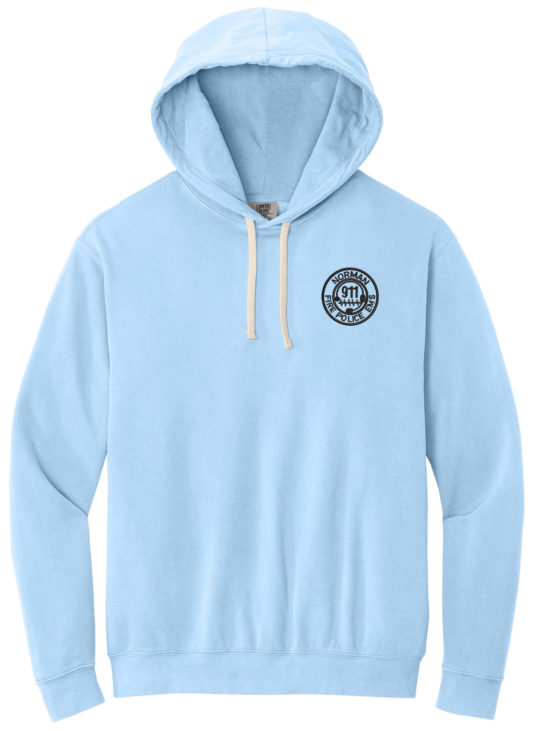 City of Norman Communications - LC EMB - Comfort Colors Lightweight Hooded Sweatshirt 1467