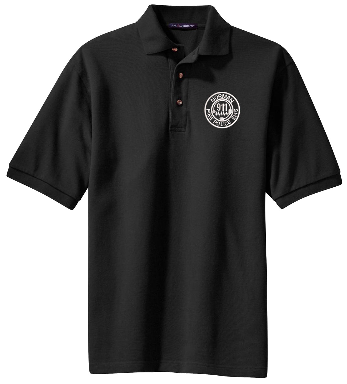 City of Norman Communications - LC EMB - Port Authority® Heavyweight Cotton Pique Polo.  K420