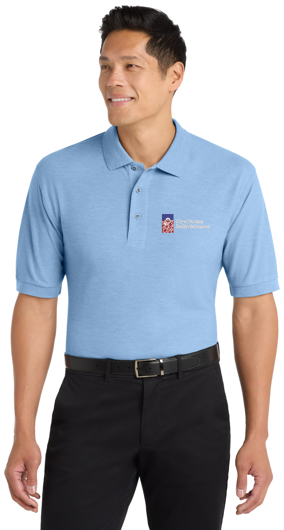 City of Norman - Facility Maintenance - LC EMB - Port Authority Silk Touch Polo K500