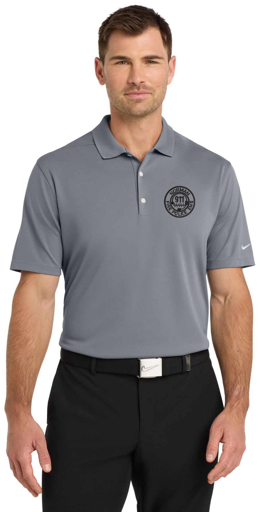 City of Norman Communications - LC EMB - Nike Dri-FIT Micro Pique 2.0 