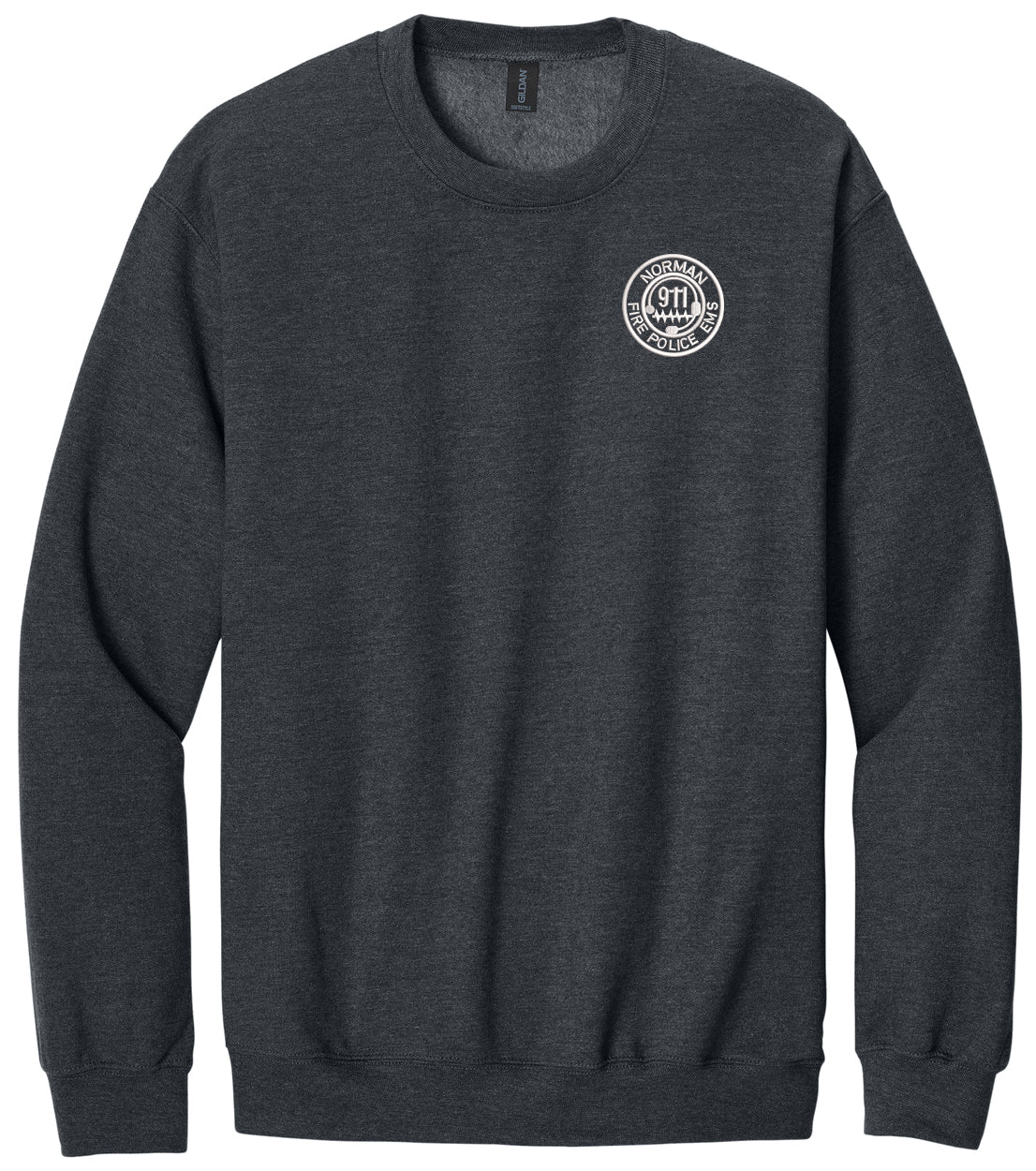 City of Norman Communications - LC EMB - Gildan Softstyle Crewneck Sweatshirt SF000
