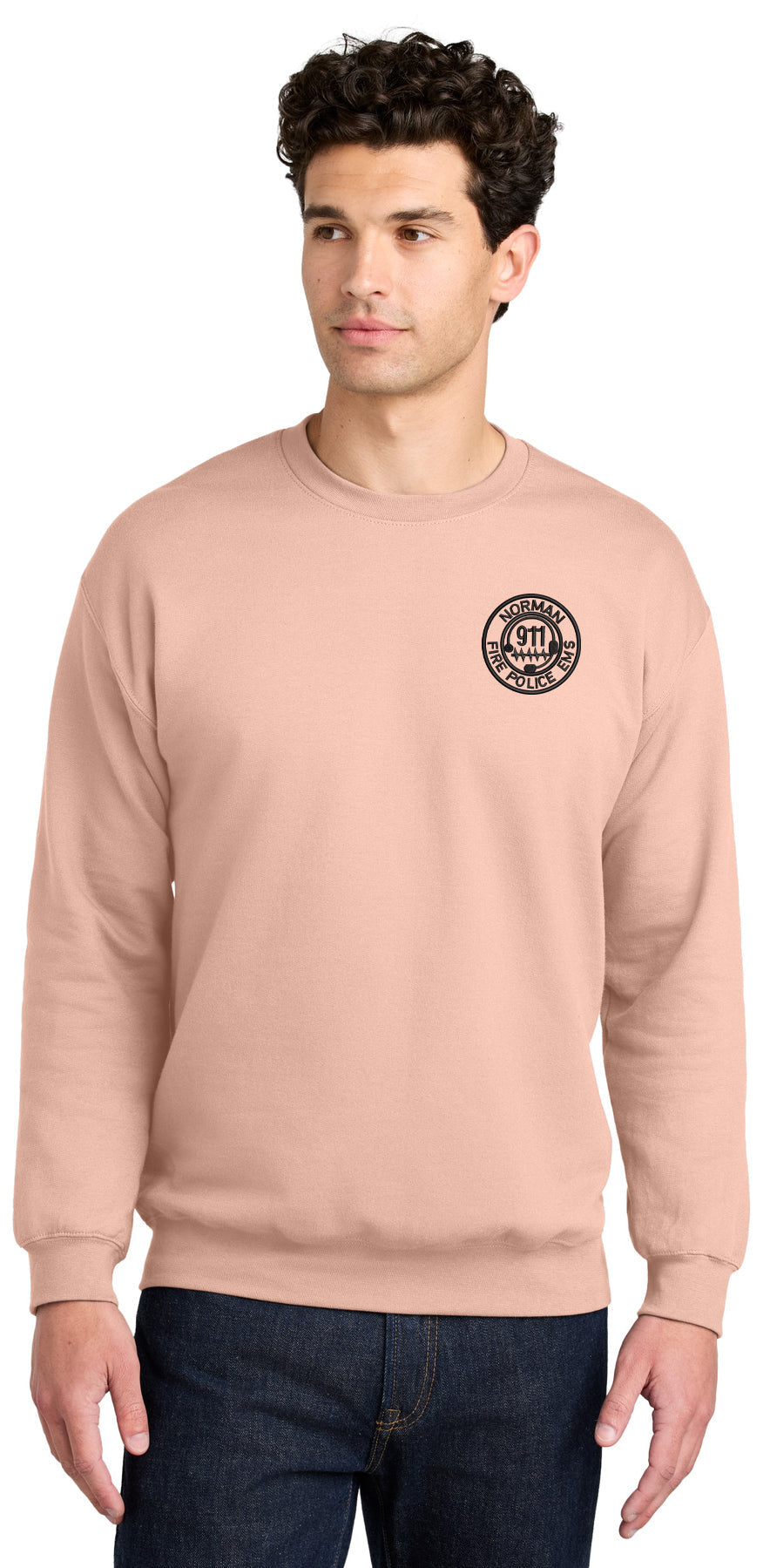City of Norman Communications - LC EMB - Gildan Softstyle Crewneck Swe