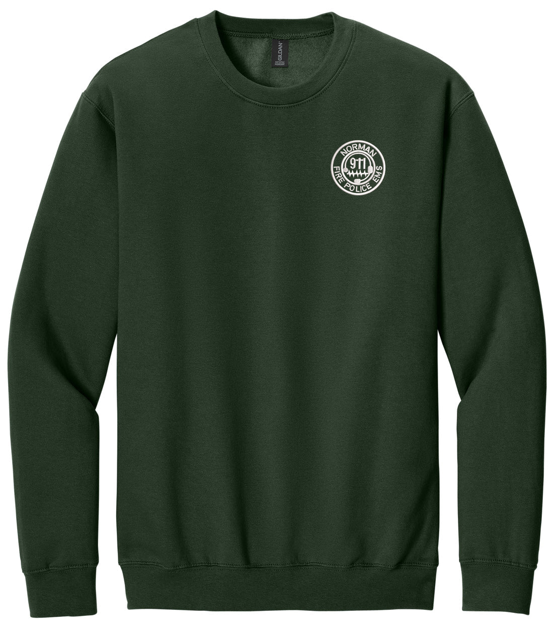 City of Norman Communications - LC EMB - Gildan Softstyle Crewneck Sweatshirt SF000