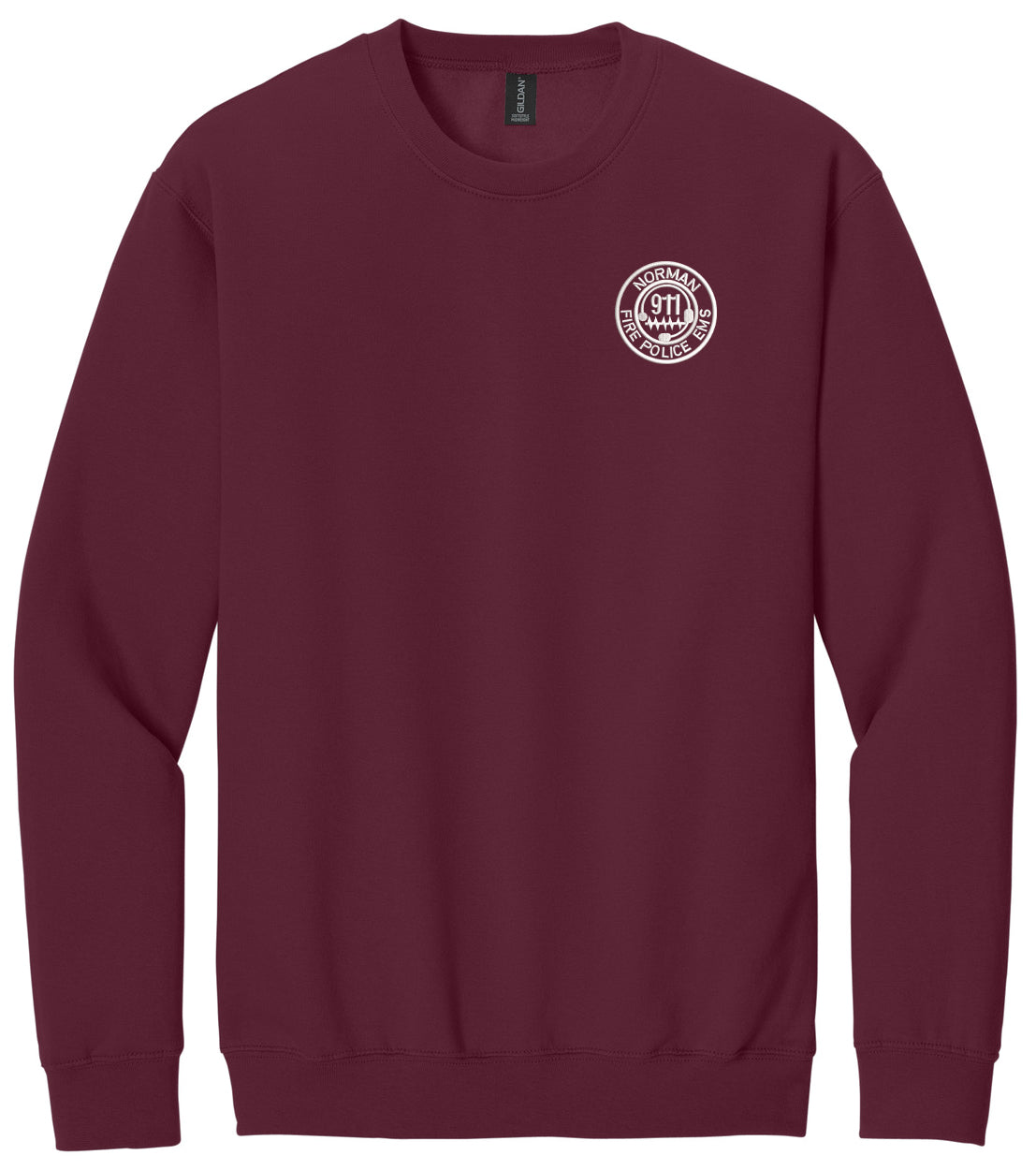 City of Norman Communications - LC EMB - Gildan Softstyle Crewneck Sweatshirt SF000