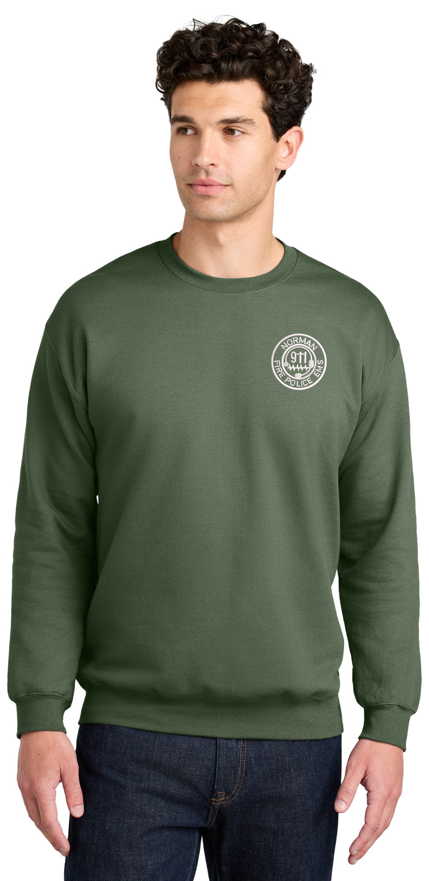City of Norman Communications - LC EMB - Gildan Softstyle Crewneck Swe